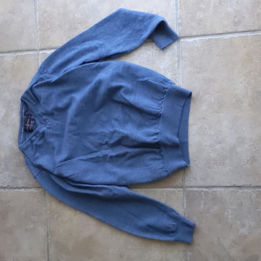 Wool Sweater in Light Blue/Grey
